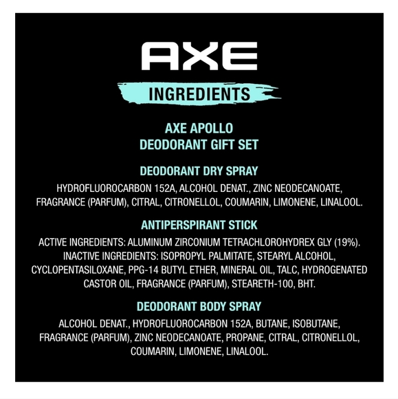 AXE Grooming Axe Mens Apollodeodorant Gift Pack 3 Pack Poshmark